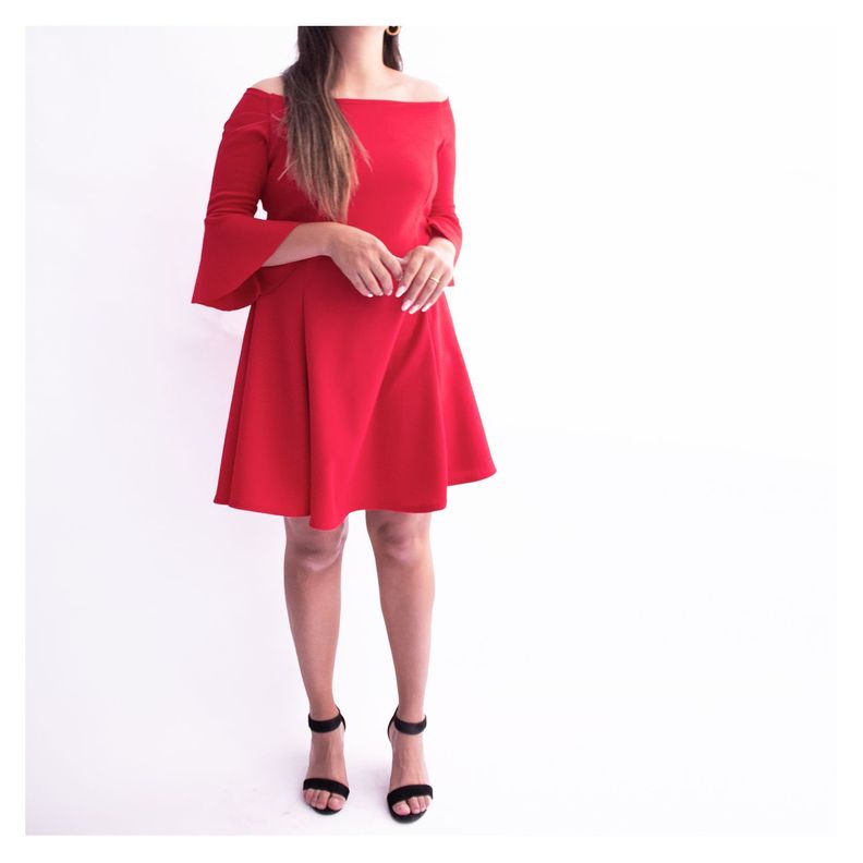 Vestido Dubai Rojo-0