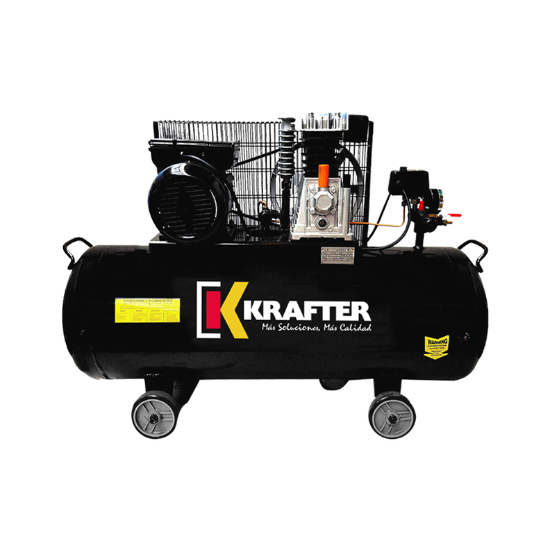 Compresor Krafter 100 Lts 3 Hp-0