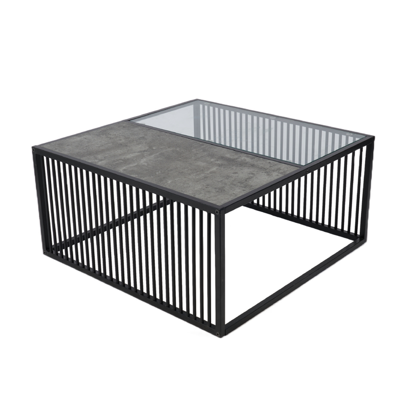 Mesa de Centro Bohemia | Estilo unico para tu living Negro 80 CM