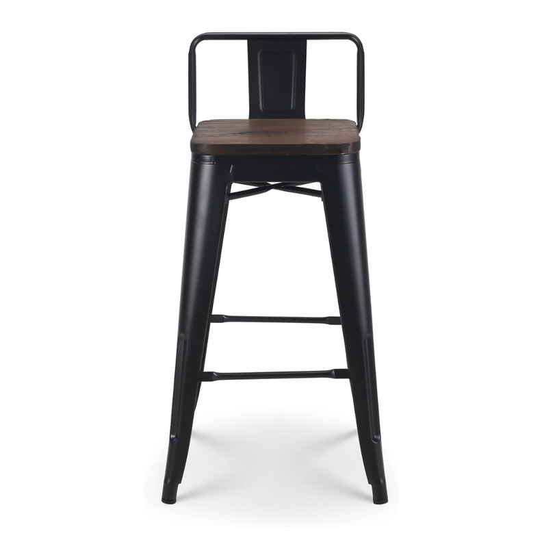 Pack 4 Taburetes de Bar Tolix Negro| Estilo Industrial-5