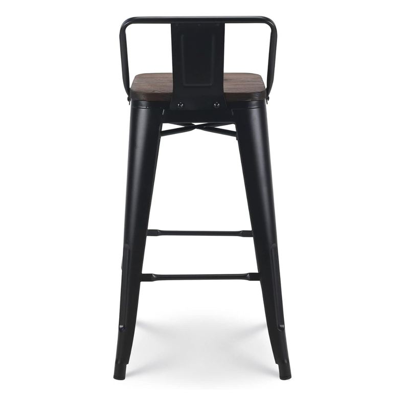 Pack 4 Taburetes de Bar Tolix Negro| Estilo Industrial-6