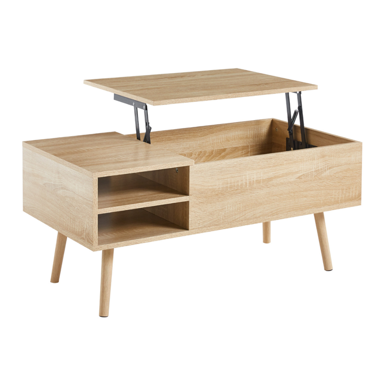 Mesa de Centro Elevable Darcy - Multifuncional y Moderna-2