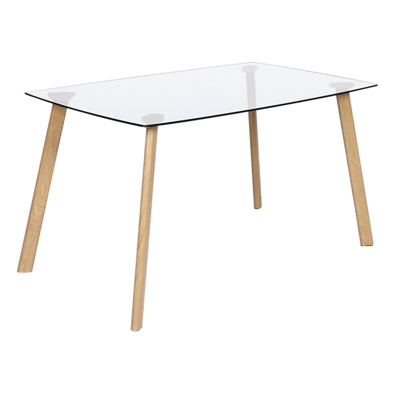 Mesa Rectangular Nórdica Ferra 140x90 | Vidrio templado-0
