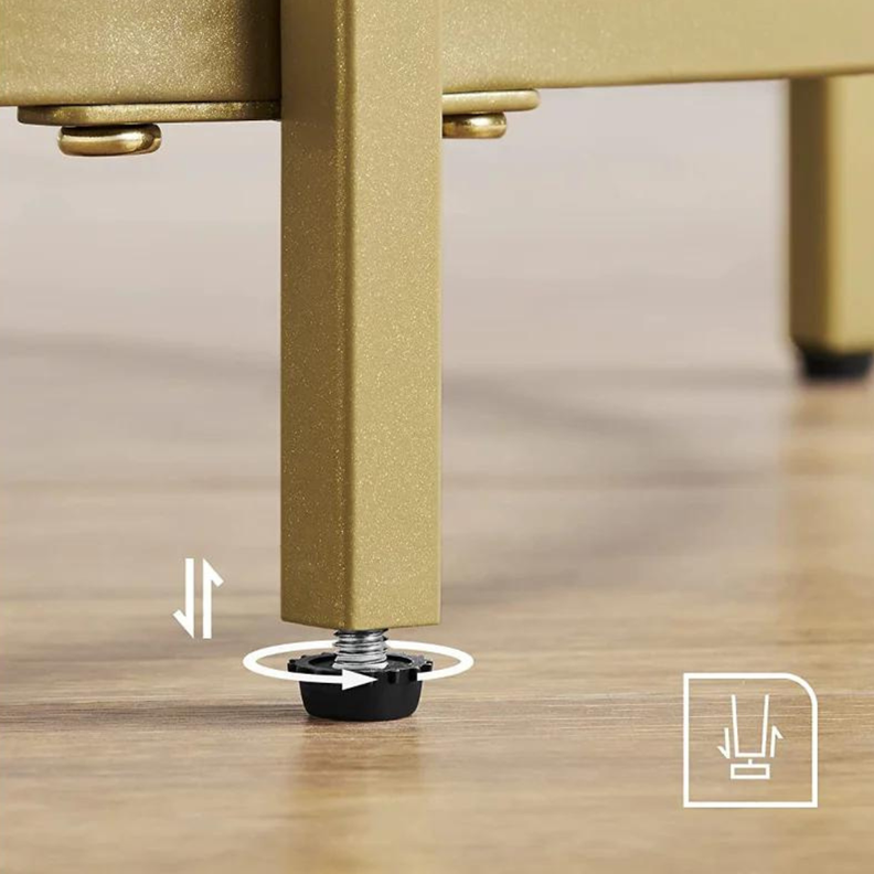 Mesa Regina Auxiliar Dorada - Diseño Minimalista para Espacios Chic-3