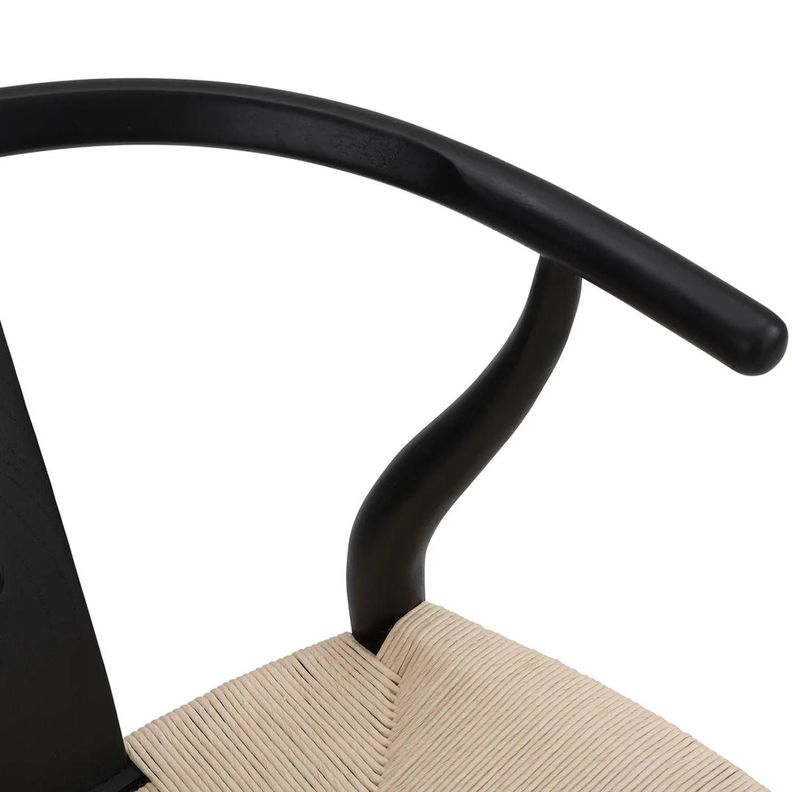 Pack 2 Silla Wishbone Nórdica | Madera | Natural & Negro-4