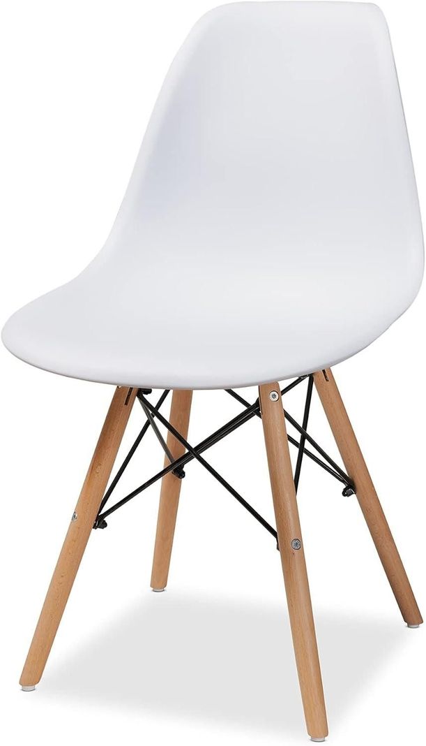 Pack 4 Sillas Eames Blancas | Ideal Hogar y Oficina-3