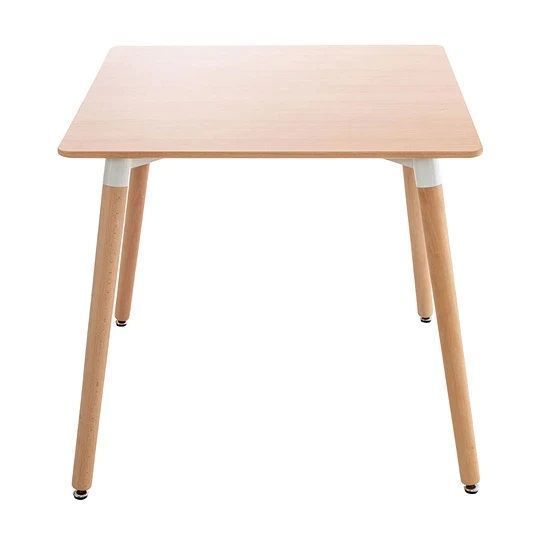 Mesa de comedor cuadrada vinilo madera (80x80) Aroa - Pandalino-0