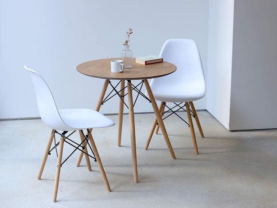 Mesa Redonda Shanna 100cm: Estilo Contemporáneo para tu Comedor-3