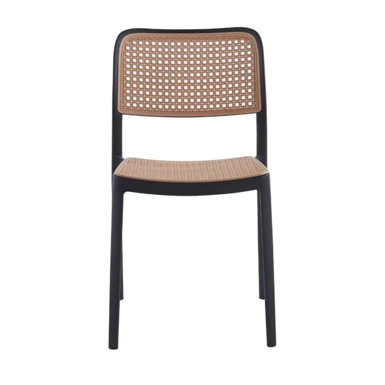 Pack 4 Sillas Feronia Negras | Ideal para Exteriores | Comedor-4