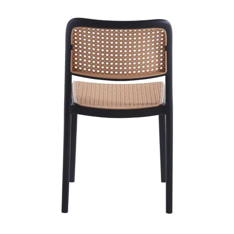 Pack 4 Sillas Feronia Negras | Ideal para Exteriores | Comedor-6