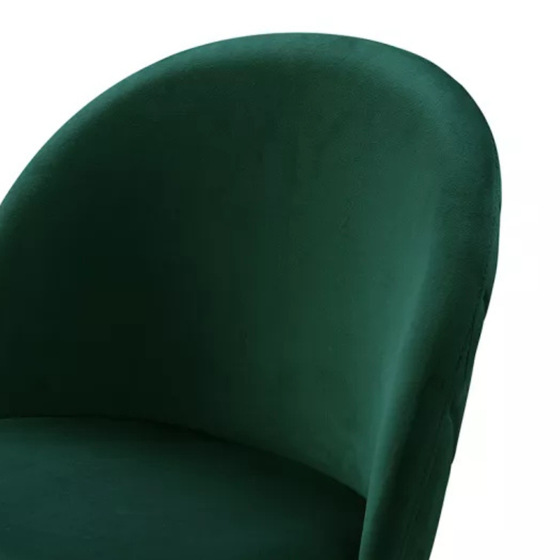 Pack 2 Taburetes Maya Velvet 66 cm Verde | Estilo Elegante y Cómodo-4