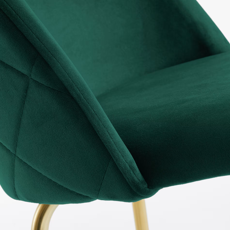 Pack 2 Taburetes Maya Velvet 66 cm Verde | Estilo Elegante y Cómodo-3