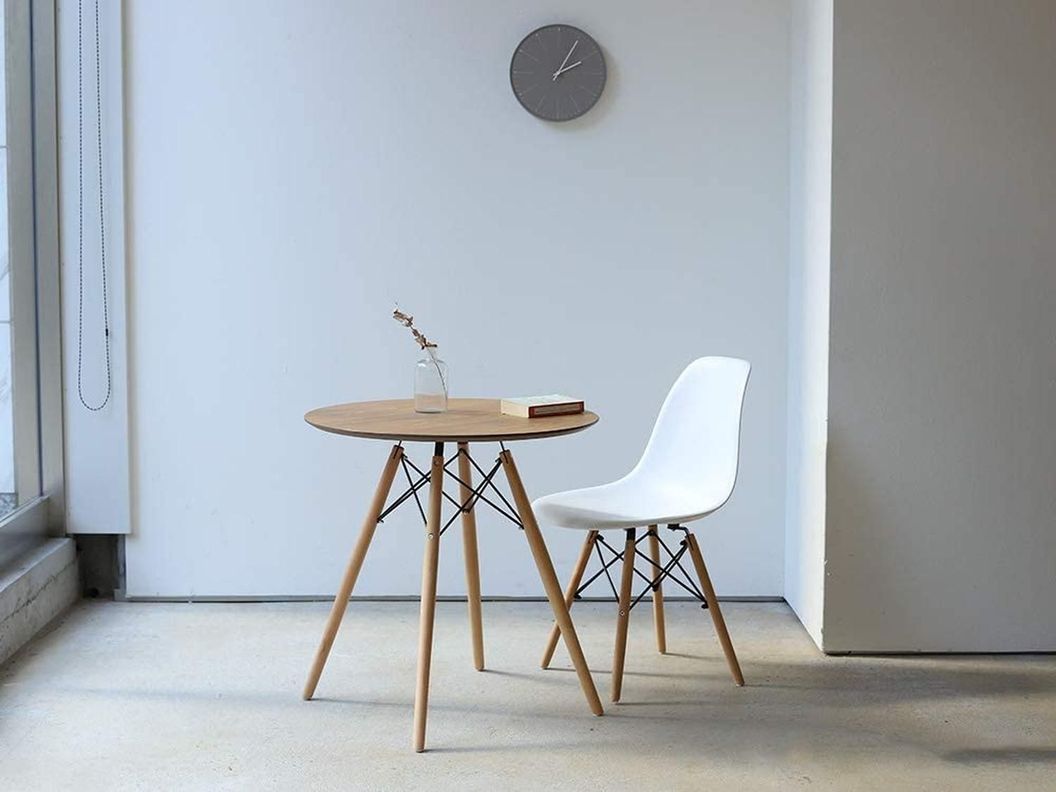 Mesa Redonda Shanna 80cm: Estilo Contemporáneo para tu Comedor-4