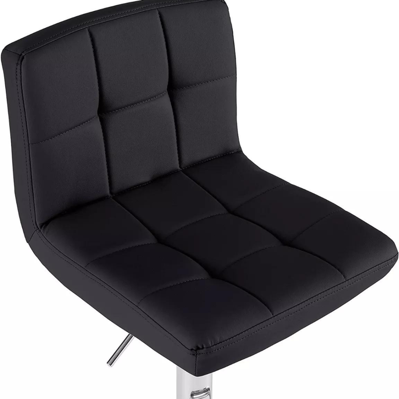 Pack 2 Taburetes Ivar Negro (84cm -105cm) Altura Regulable| Vintage-5