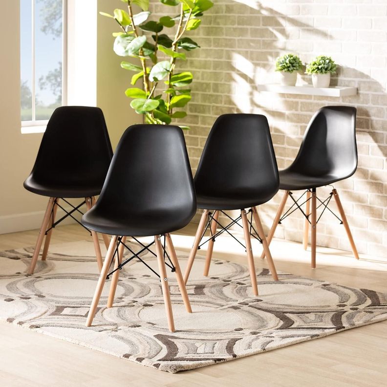 Pack 4 Sillas Eames Negras | Ideal Hogar y Oficina-2