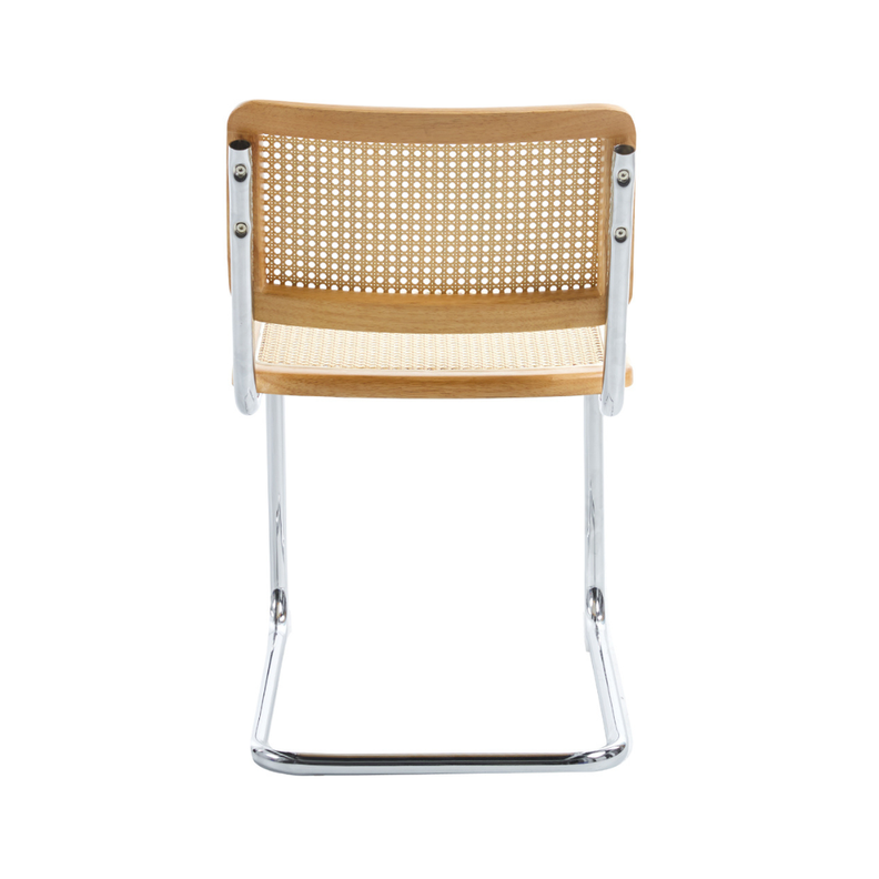 Pack 2 Silla Voladiza color Natural | Ratan & Metal | Comedor/Living-6