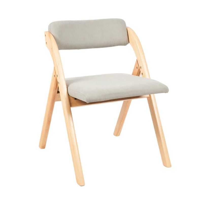 Silla Plegable Palmira Gris | Cómoda y Elegante