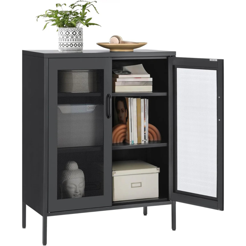 Mueble Buffet Zoe | Negro Metalico