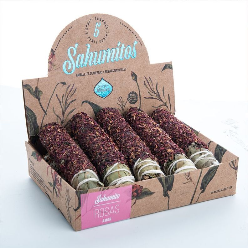 Caja Sahumitos Rosas x 5-0