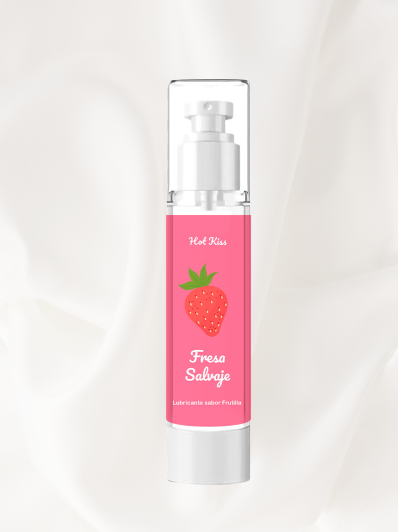 Lubricante sabor Frutilla HotKiss-0