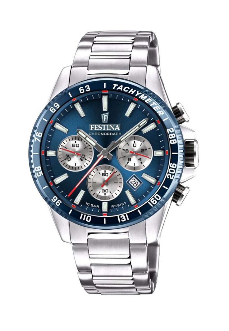 Reloj F20560/2 Festina Azul Oscuro Hombre Timeless Chronograph-0