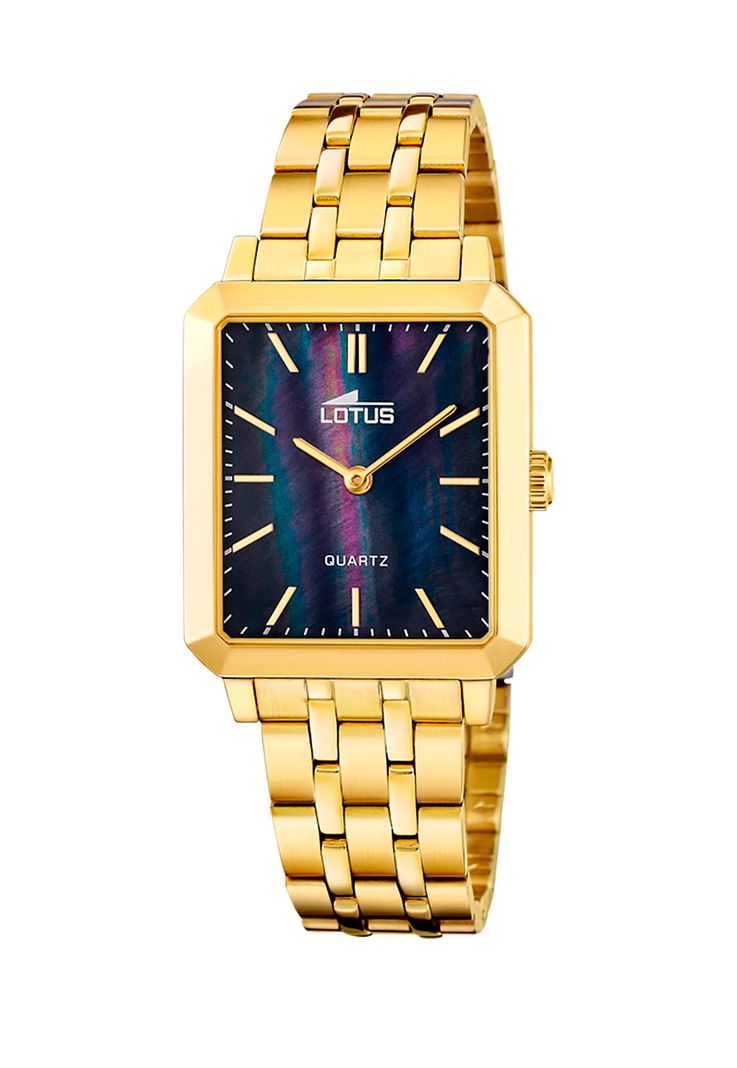Reloj 18982/3 Lotus Azul Mujer Crono Deportivo Dorado