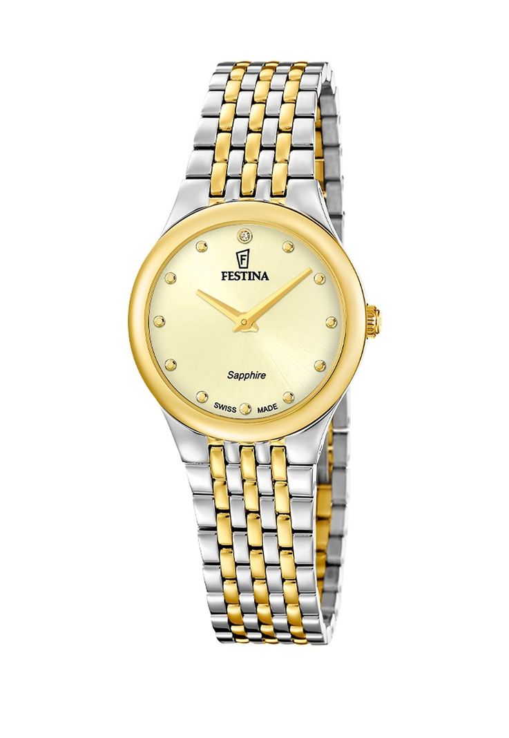 Reloj F20097/2 Festina Swiss Dorado Mujer Grace