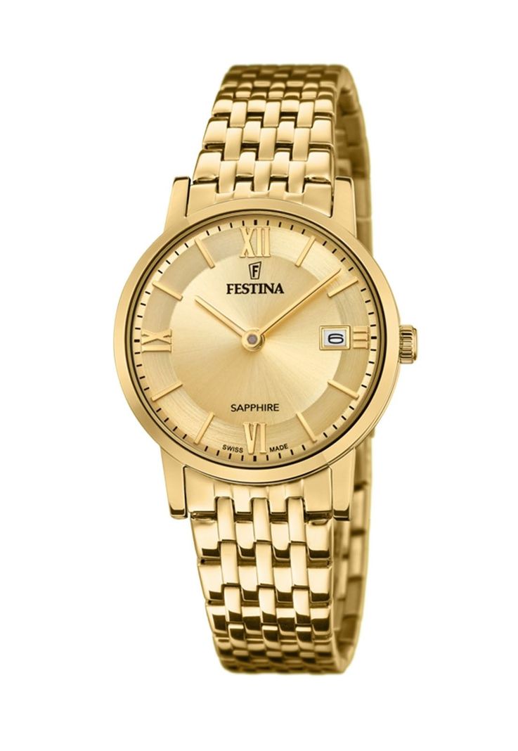 Reloj F20021/2 Festina Swiss Dorado Mujer Swiss Made-0