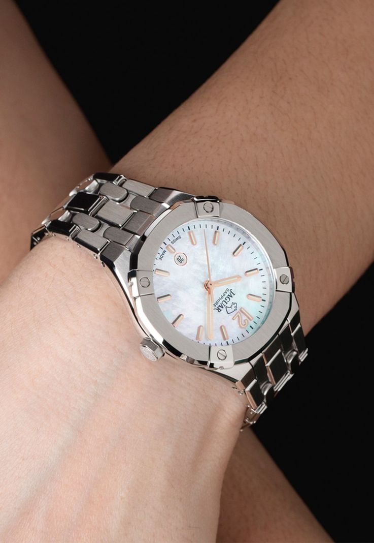 Reloj J1016/1 Jaguar Swiss Plateado Mujer Diplomatic-2
