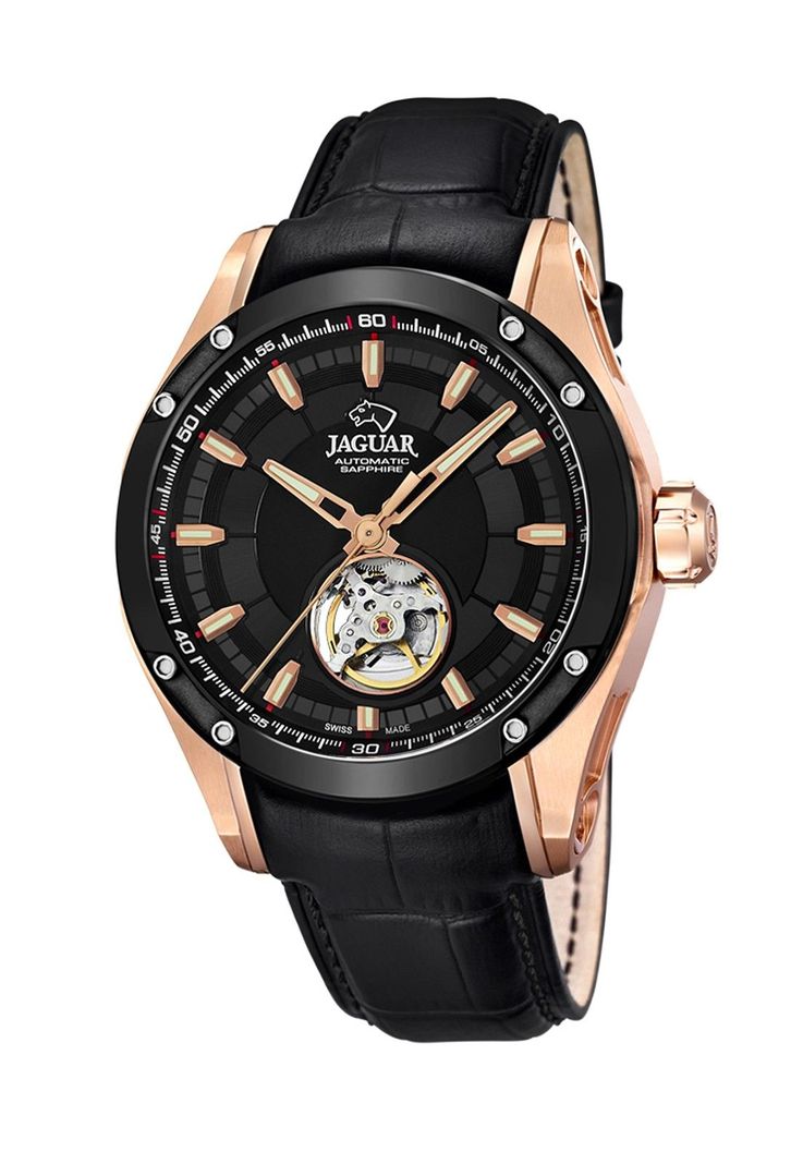 Reloj J814/A Jaguar Negro Hombre Automatico-0