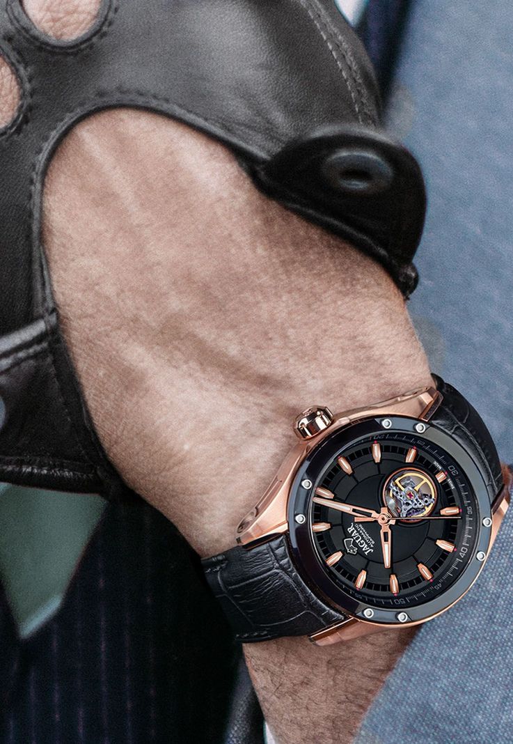 Reloj J814/A Jaguar Negro Hombre Automatico-3