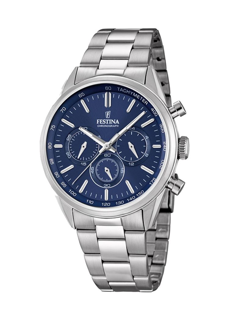 Reloj F16820/2 Festina Azul Hombre Timeless Chronograph-0