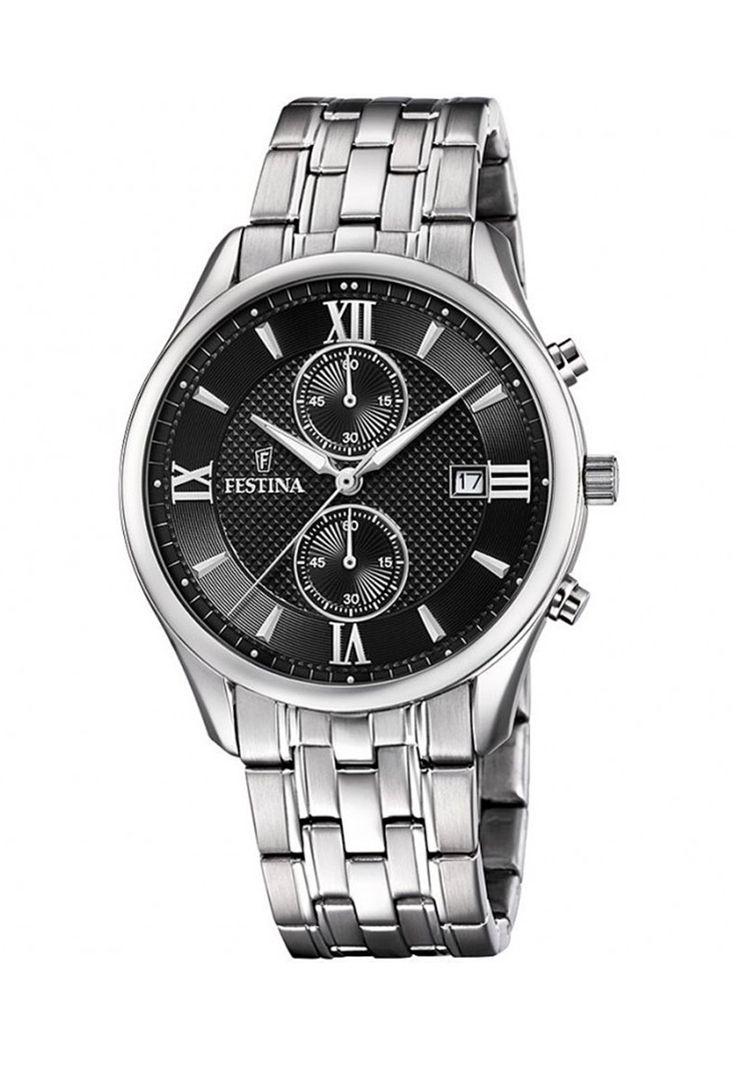 Reloj F6854/8 Festina Plateado Hombre Retro-0