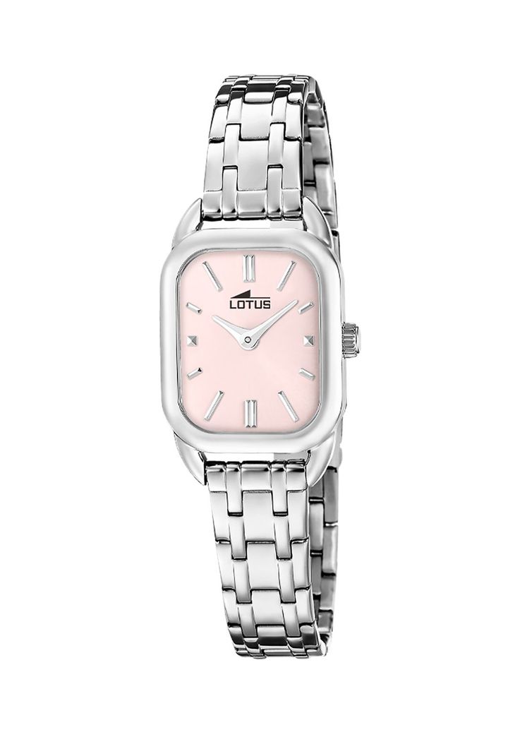 Reloj 19039/2 Lotus Rosa Mujer Old Money Plateado