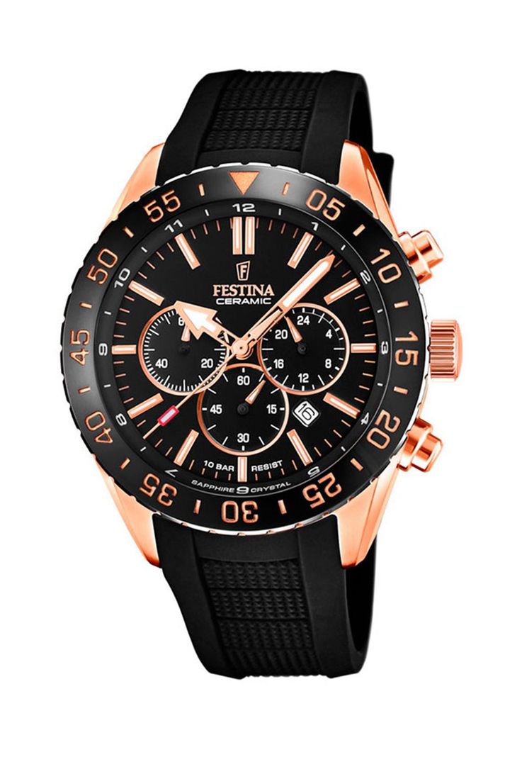 Reloj F20516/2 Festina Negro Hombre Ceramic-0