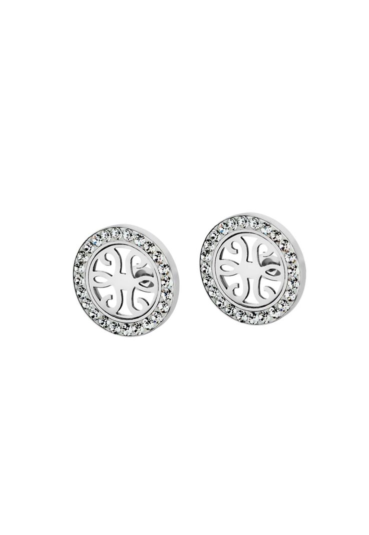 Aros Ls1779-4/1 Lotus Style Mujer Urban Woman Plateado Metalico