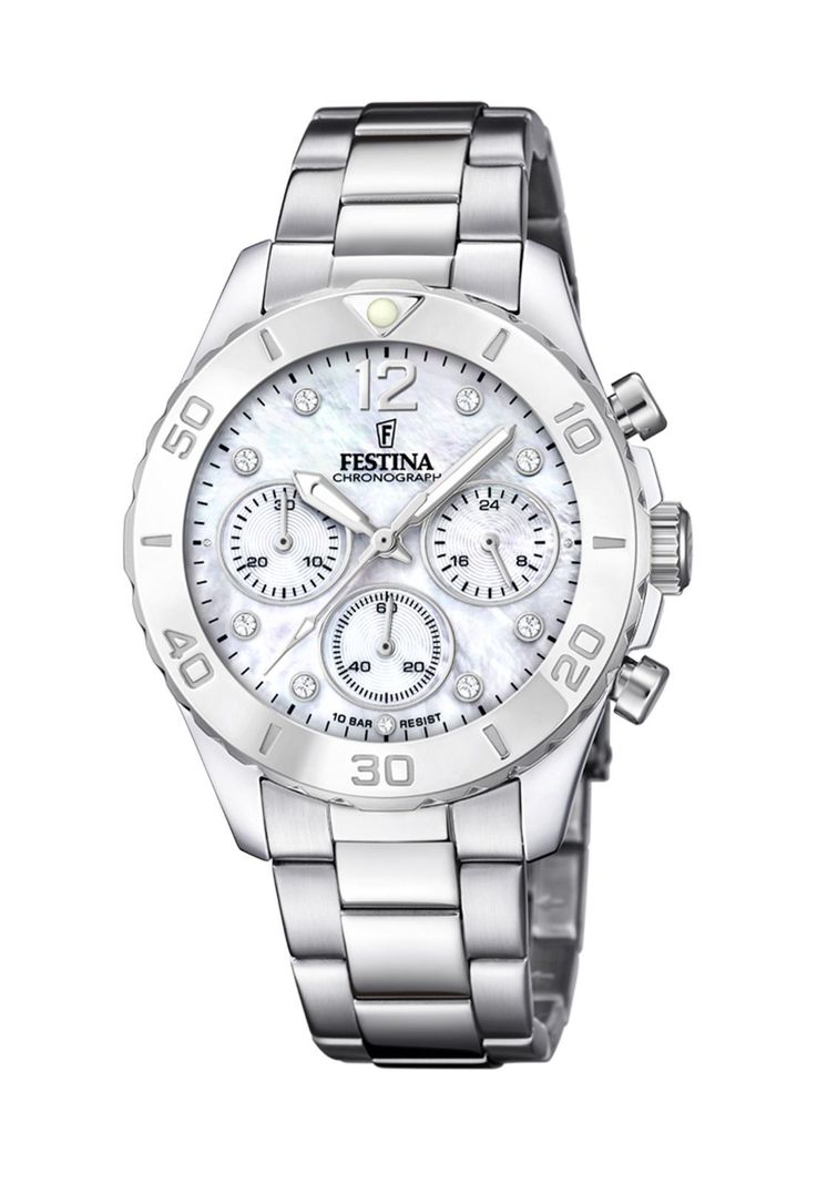 Reloj F20603/1 Festina Plateado Mujer Boyfriend Collection-0