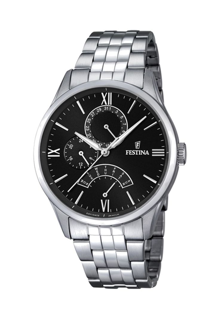 Reloj F16822/4 Festina Negro Hombre Retro-0