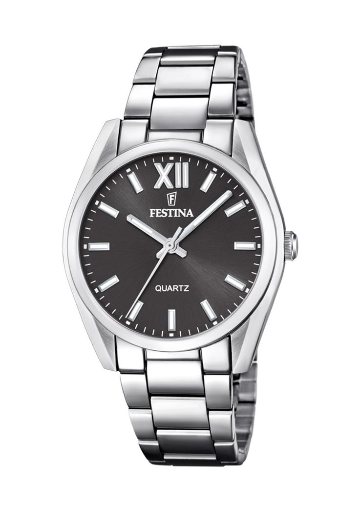 Reloj F20622/6 Festina Negro Mujer Boyfriend Collection Plateado
