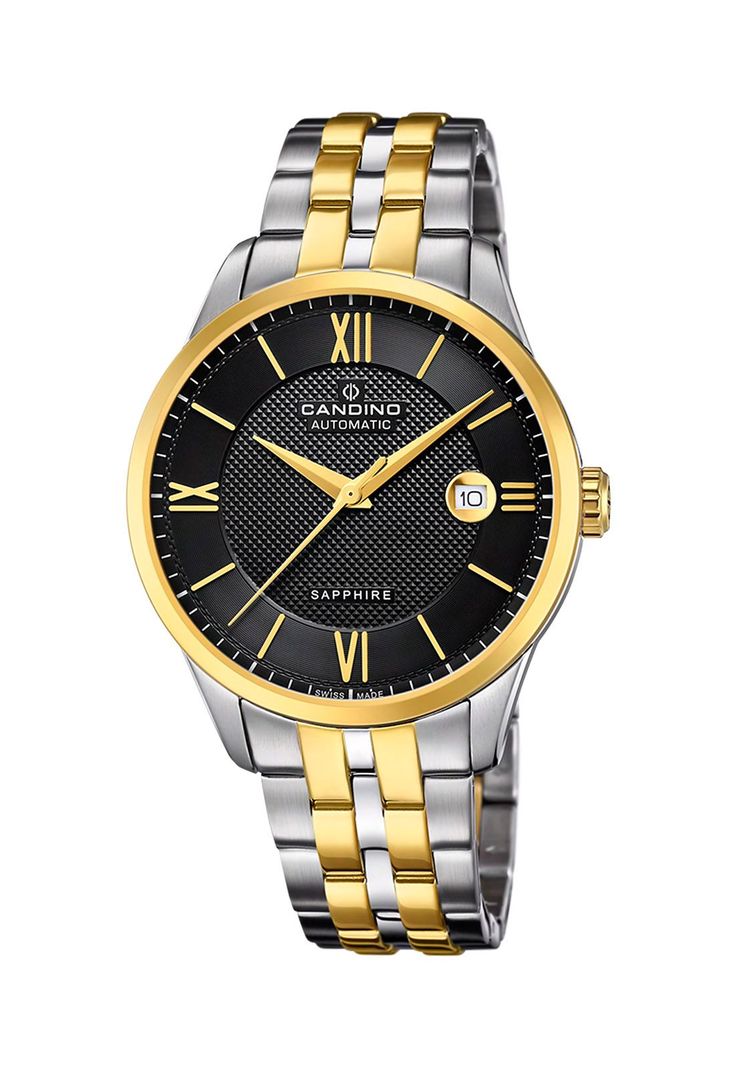 Reloj C4706/3 Candino Swiss Negro Hombre Couples Classic Plateado