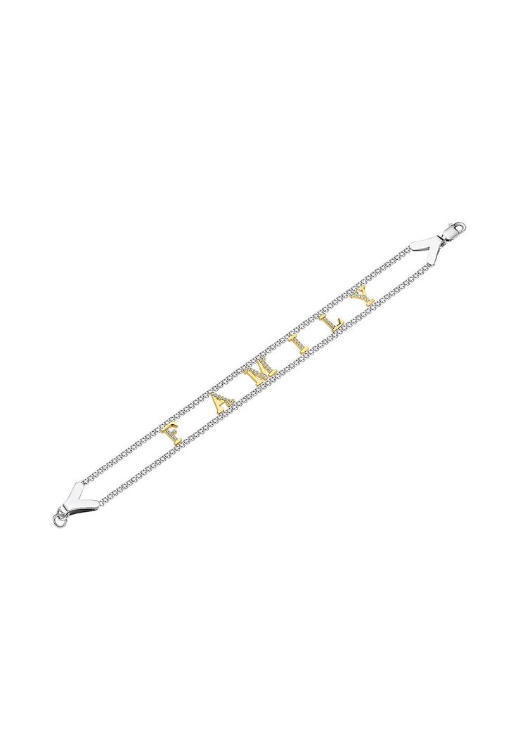 Pulsera Lp3505-2/1 Lotus Silver Mujer Teddy Plateado Metalico