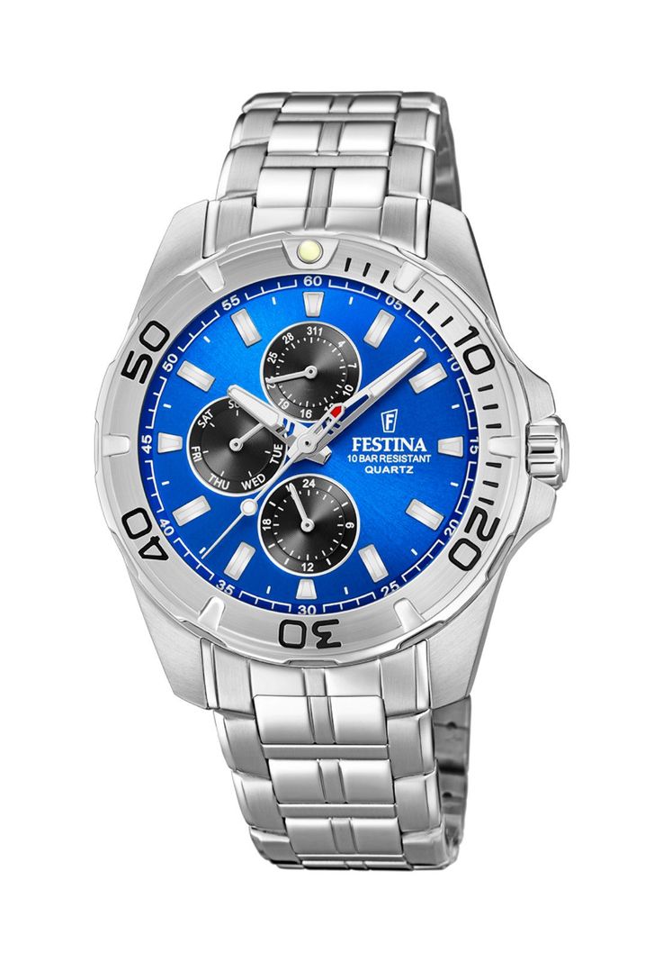Reloj F20445/4 Festina Azul Claro Hombre Multifuncion-0