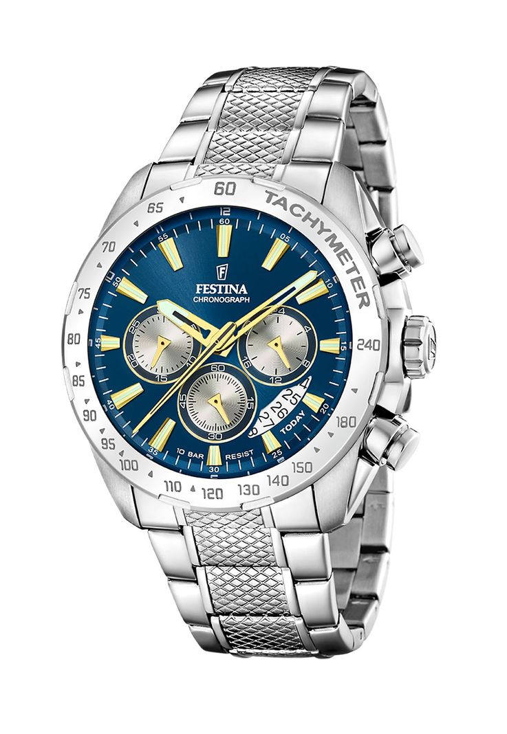 Reloj F20668/5 Festina Azul Hombre Timeless Chronograph-0