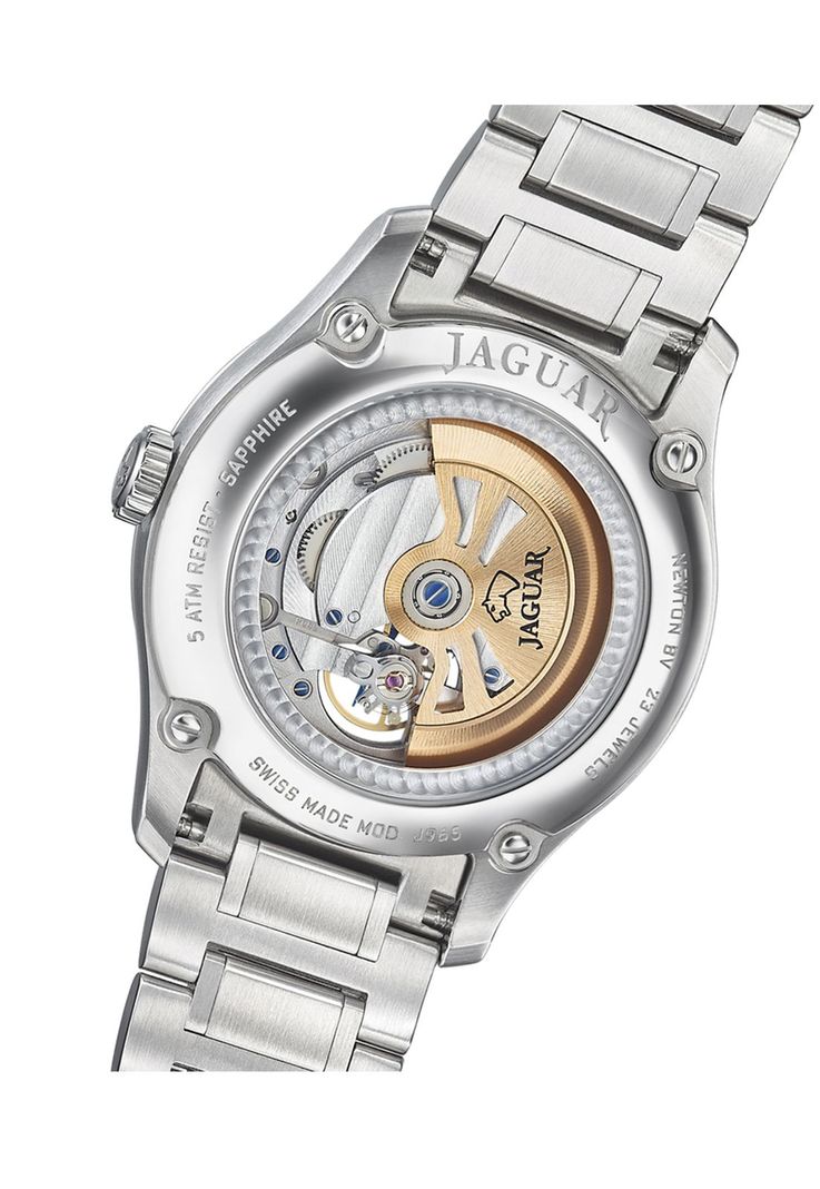 Reloj J965/2 Jaguar Plateado Hombre Automatico-2