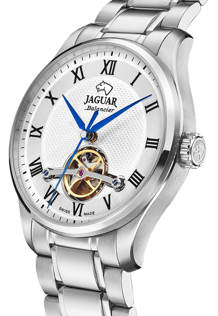 Reloj J965/2 Jaguar Plateado Hombre Automatico-3