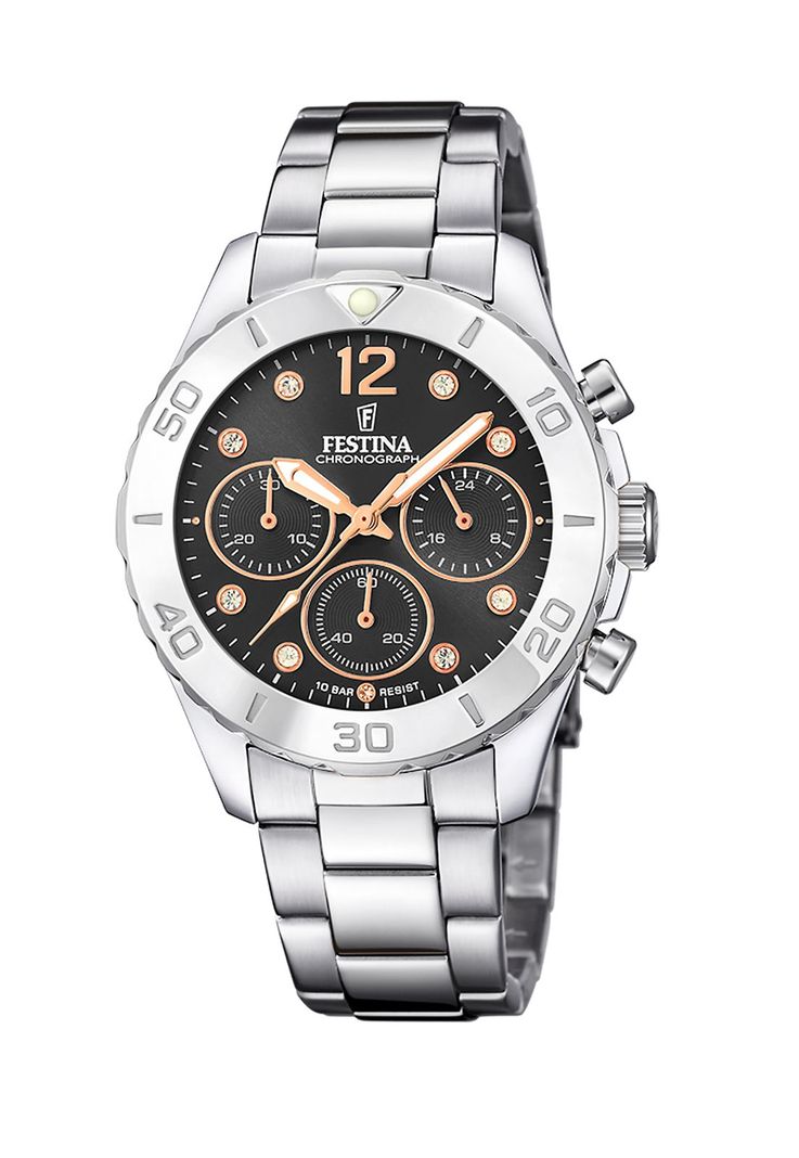 Reloj F20603/6 Festina Negro Mujer Boyfriend Collection-0
