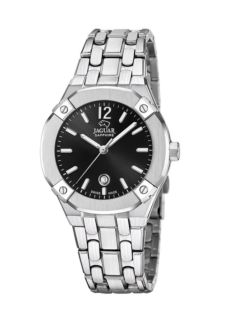 Reloj J1016/3 Jaguar Swiss Negro Mujer Diplomatic-0