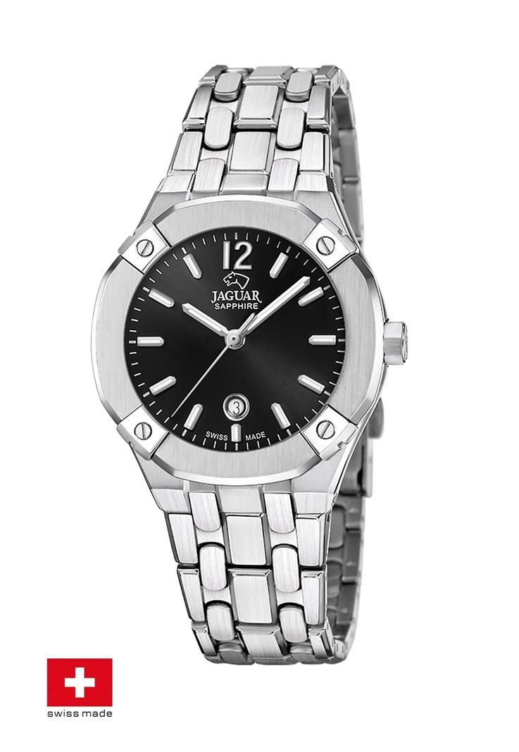 Reloj J1016/3 Jaguar Swiss Negro Mujer Diplomatic-1