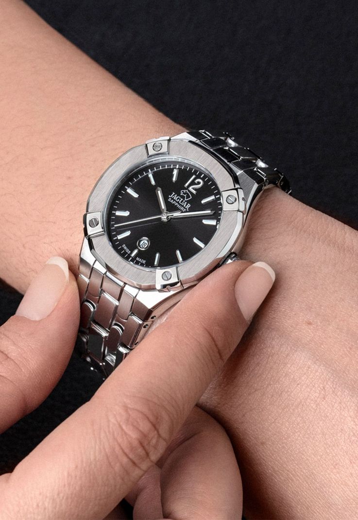 Reloj J1016/3 Jaguar Swiss Negro Mujer Diplomatic-2