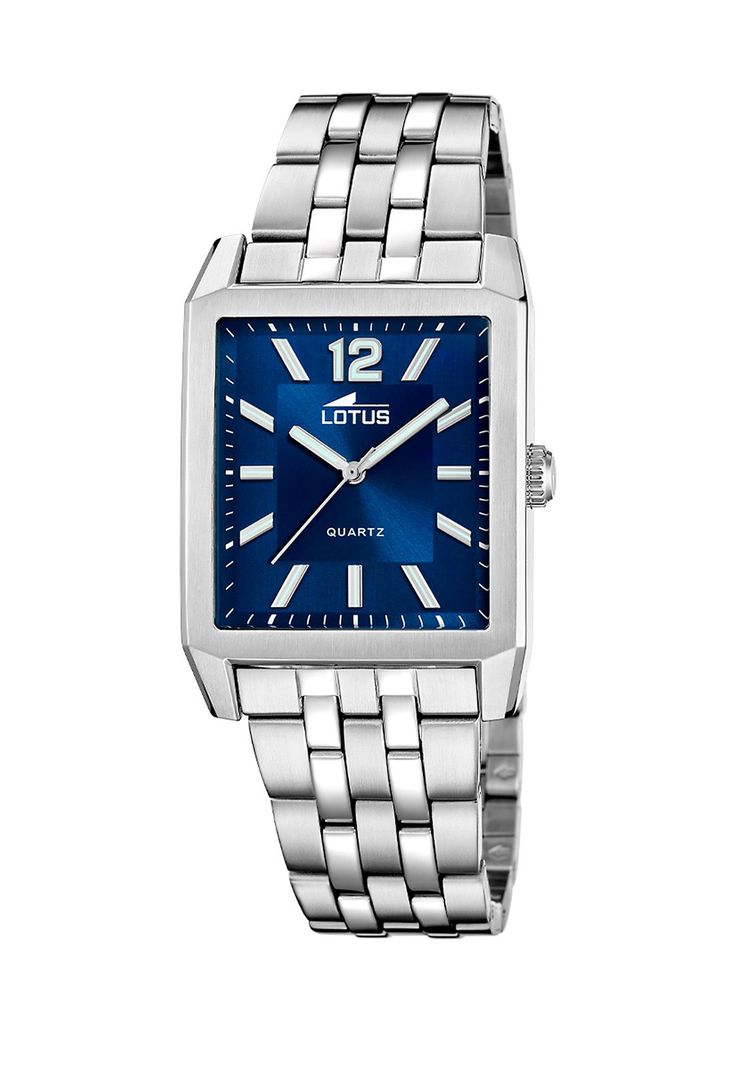 Reloj 18983/2 Lotus Azul Hombre Crono Deportivo Plateado Metalico